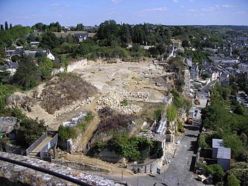 Zicht op Fort Saint-Georges