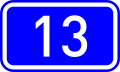 National Road 13 shield