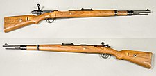 "HV-Mauser's" (captured Karabiner 98k's) were popular in Norway during the early days of modern biathlon competitions.