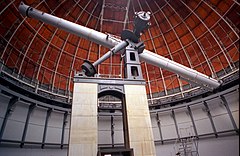 Il grande telescopio dell'osservatorio di Nizza