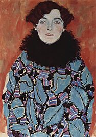 Gustav Klimt, Johanna Staude, Öl auf Leinwand, 70 x 50 cm, 1917/1918