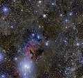 Perseus giant molecular cloud with star nurseries IC348 and NGC1333