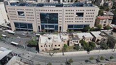 Pohled na Ústřední autobusové nádraží Jeruzalém