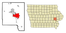 Iowa City – Mappa