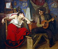 Tabloul "O fado" de José Malhoa (1910)