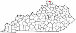 Location of Fort Wright, Kentucky