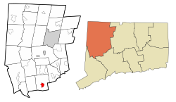 Location in Litchfield County, Connecticut