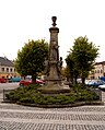 Jan-Hus-Denkmal auf dem Markt