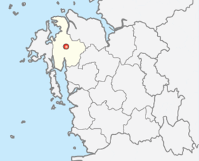 Kart over Seosan