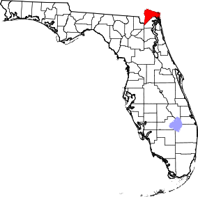 Mapon de Florido elstariganta Nassau County.svg
