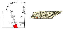 Location of Guys in McNairy County, Tennessee.