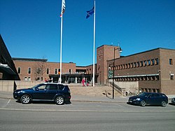 Mjölby town hall and library