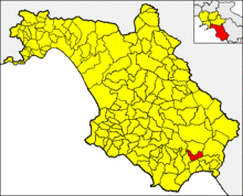 Localisation de Morigerati