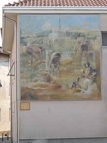 Murale di Mario Bogani in piazza Caduti Fenegrolesi