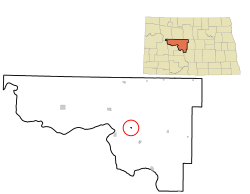 Location of Coleharbor, North Dakota