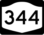 Straßenschild der New York State Route 344
