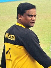 Former Bangladesh wicket keeper and present national side analyst Nasir Ahmed Nasu before 3rd ODI between Bangladesh and Zimbabwe in January 2009