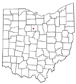 Location of Bucyrus, Ohio