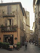 Kis utca Orvietóban