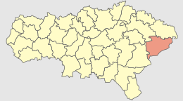 Ozinskij rajon – Mappa