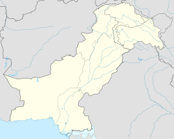 Location map Pakistan liggur í Pakistan