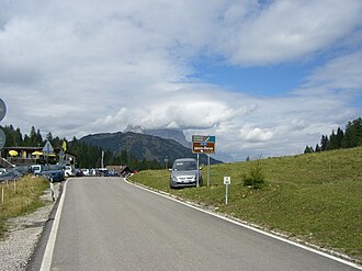 Passhöhe am Passo Duran