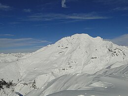 Il Pizzo Arera visto dal monte Grem