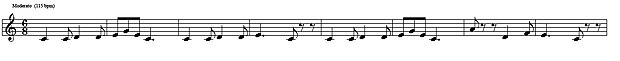 The melody to the traditional song "Pop Goes the Weasel" play Popgoesweasel.jpg