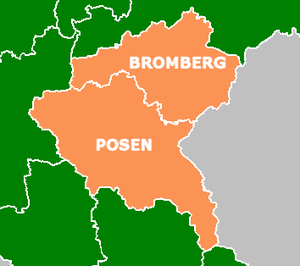 Бромберг на карте