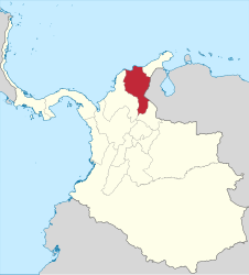 Ubicación de Santa Marta