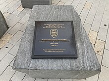 Memorial plaque Sean Collier Memorial Plaque Near Stata Center.jpg
