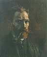 Self-Portrait with Pipe, 1886, Van Gogh Museum, Amsterdam (F180)