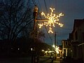 Snowflake lights on Ellsworth