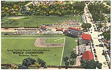 The Milwaukee Braves trained in Bradenton from 1953 to 1962 Spring training grounds, Milwaukee Braves, world champions, Bradenton, Florida.jpg