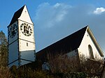 Reformierte Kirche mit Pfarrhaus und Waschhaus