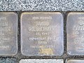 der Stolperstein für Jakob Goldschmidt