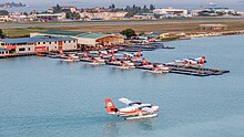 Trans Maldivian Airways base at Velana International Airport TMA Base.jpg