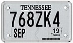 Motorcycle plate