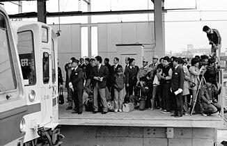 First Odakyu and Chiyoda Line through-services on March 31, 1978