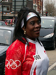 Olympiasiegerin Tessa Sanderson