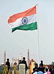 Ordnance Clothing Factory Shahjahanpur supplies the Indian National Flag hoisted by the Prime Minister of India on the Independence Day at the Red Fort in New Delhi[9]