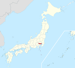 Lokasi Tokyo di Jepang