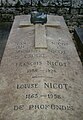 Tombe de François Nicot (cimetière de La Peyrouse)