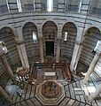 Interior del baptisterio.