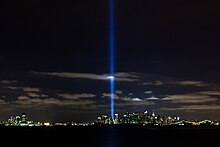 Tribute in Light as seen from Brooklyn in 2010 Tribute in Light in 2010.jpg