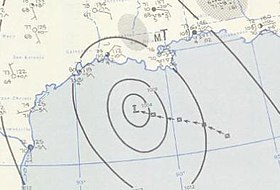 imagem ilustrativa de artigo Tempestade tropical Arlene (1959)