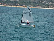 Çeşme, İzmir'de bir yelkenci.