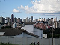 De skyline van Uberlândia