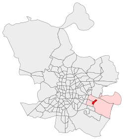 Location of Valderrivas