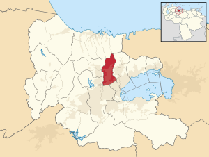 Location in Carabobo